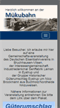 Mobile Screenshot of muekubahn.de